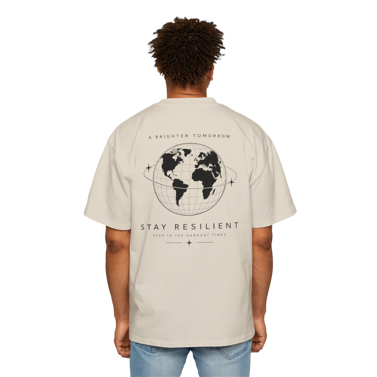 Men's Oversized Inspirational T‑Shirt