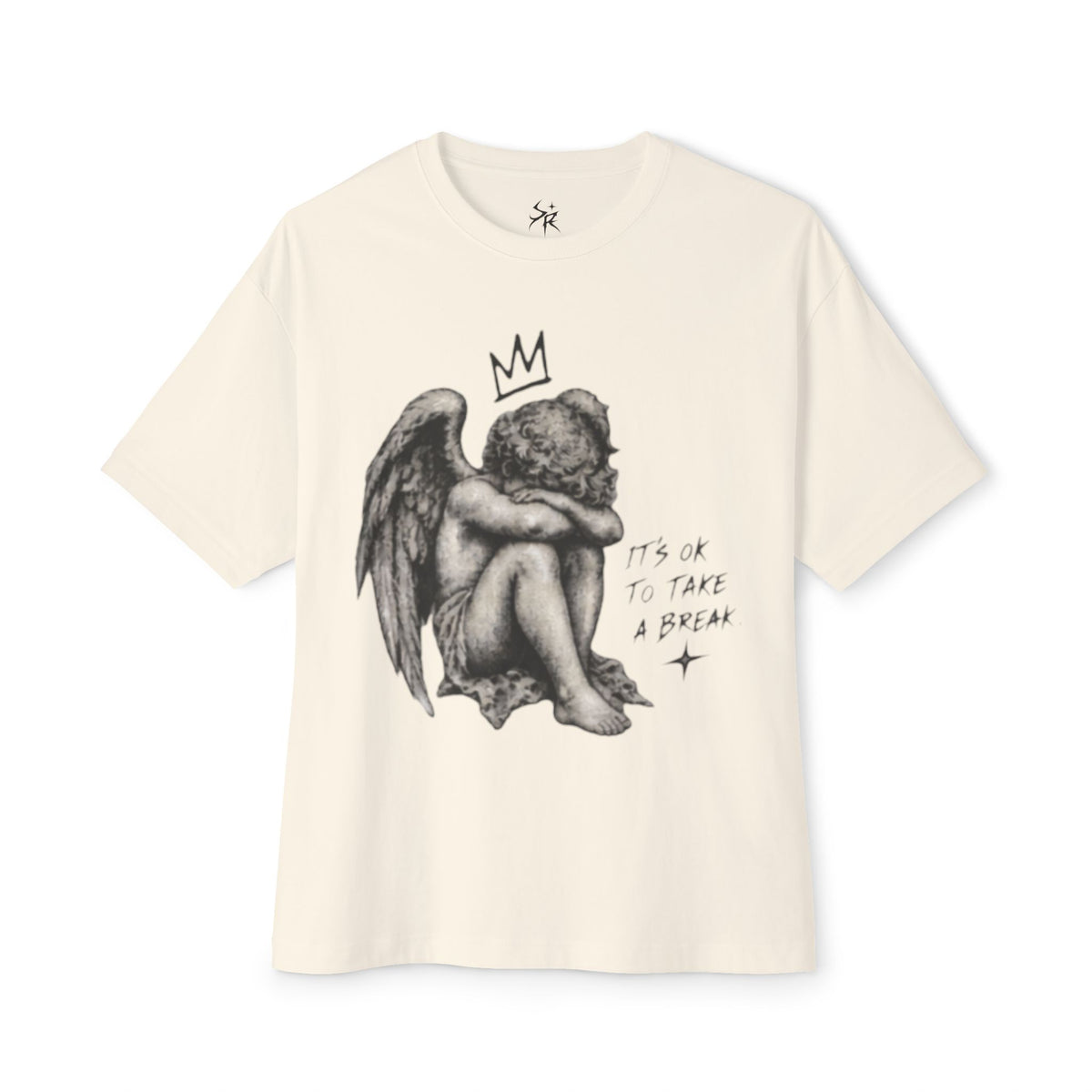 Casual T-Shirt,     It's Ok To Take A Brake.  Unisex Oversized T-Shirt Stay Resilient