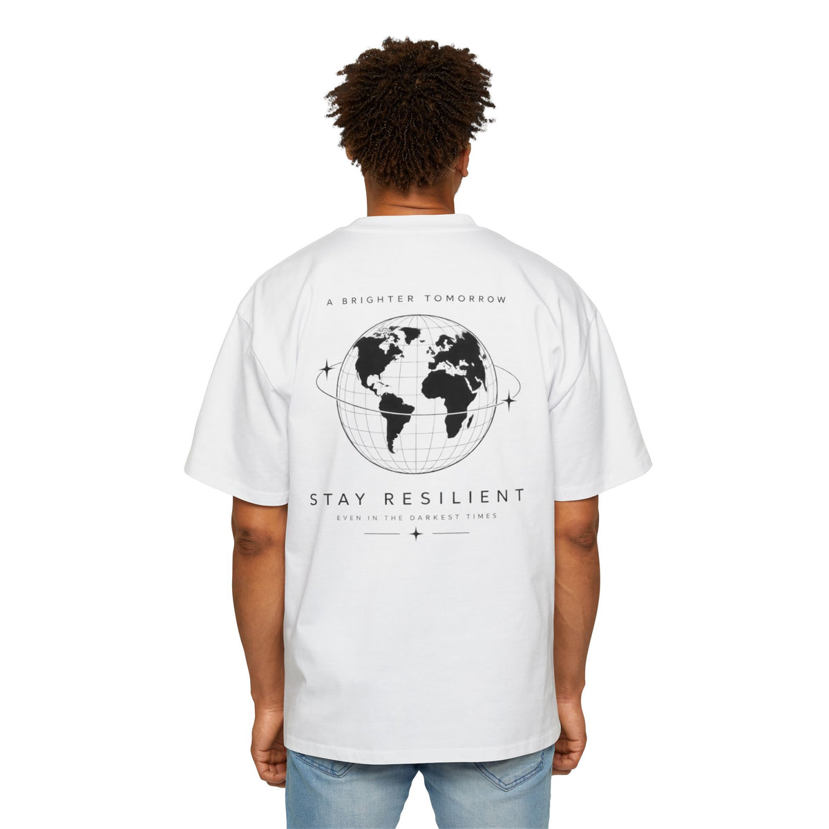Men's Oversized Inspirational T‑Shirt
