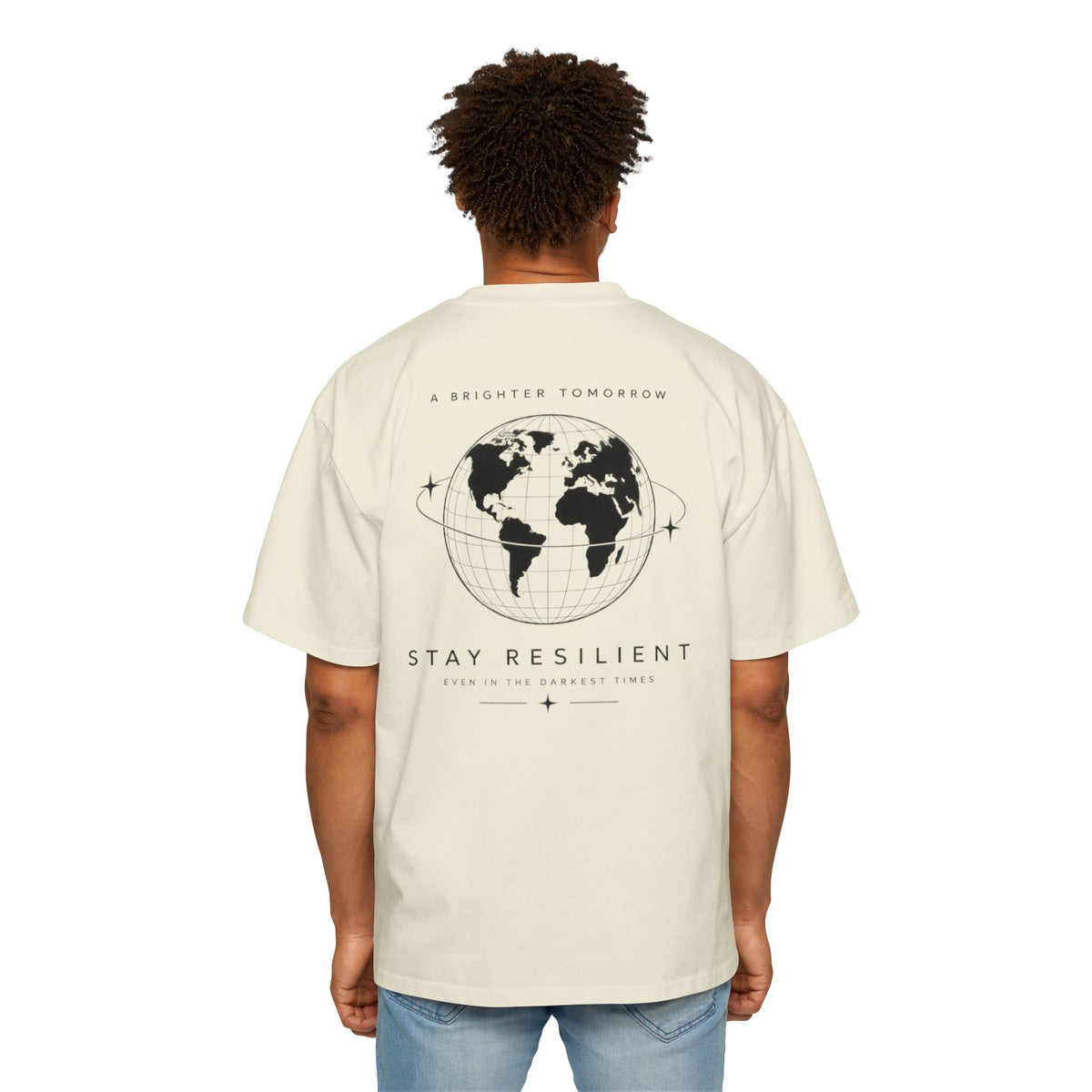 Men's Oversized Inspirational T‑Shirt