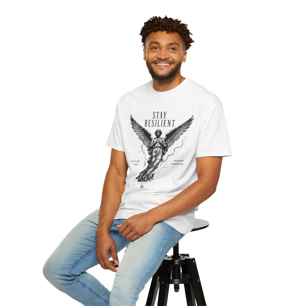 Motivational Angel Graphic T-Shirt