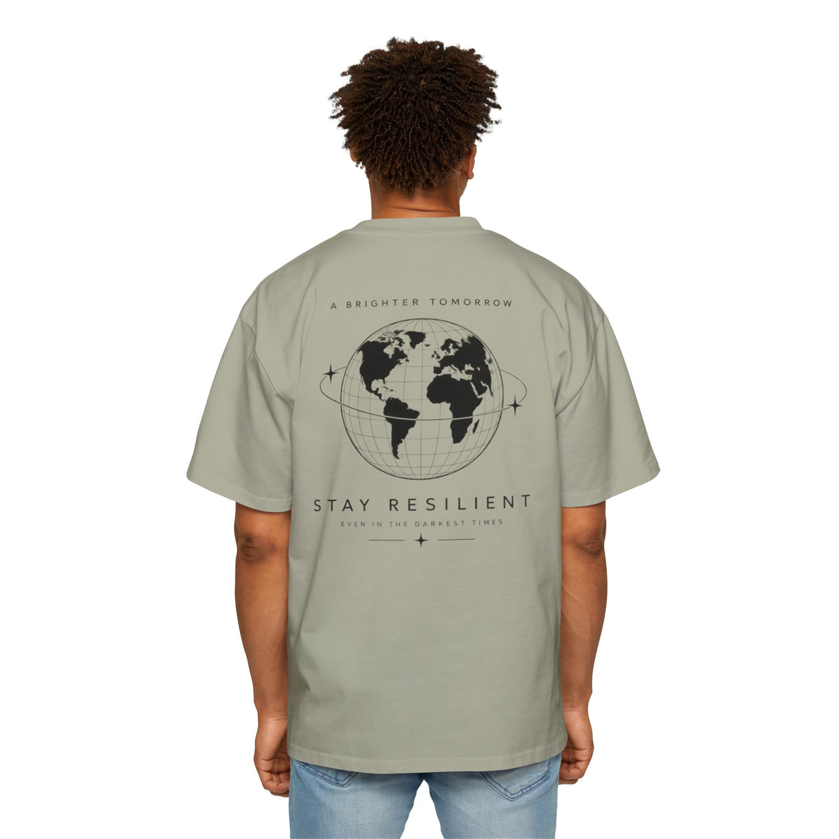 Men's Oversized Inspirational T‑Shirt