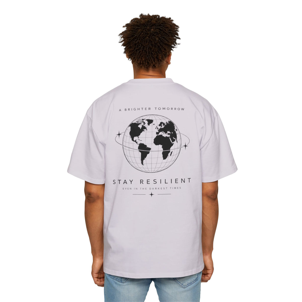 Men's Oversized Inspirational T‑Shirt
