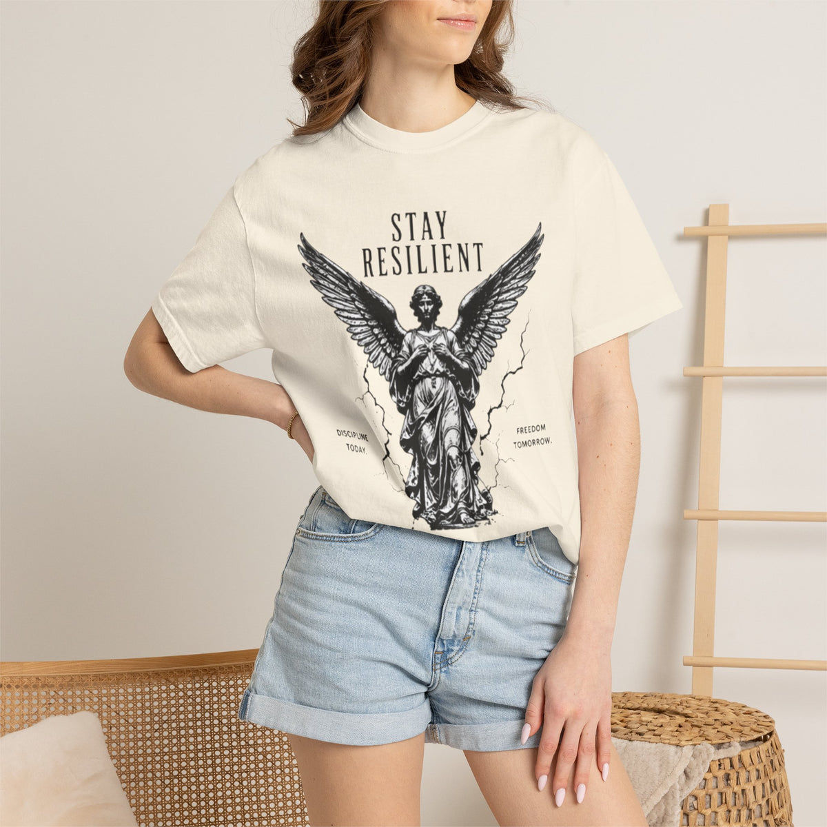 Motivational Angel Graphic T-Shirt