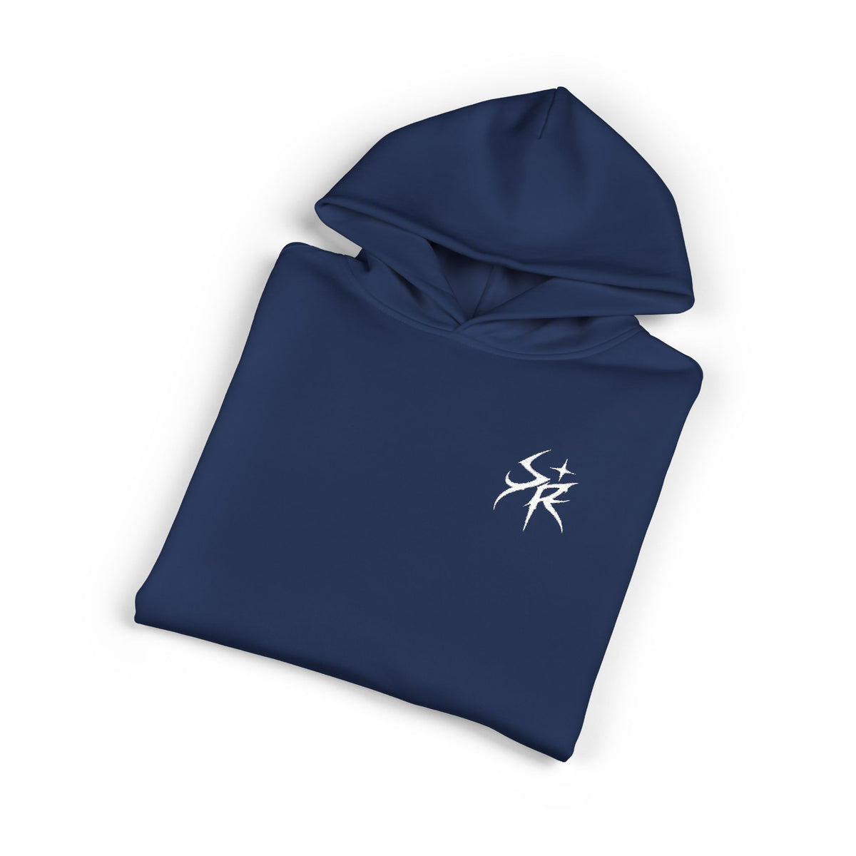 Minimal Black Hoodie, Embroidery Style