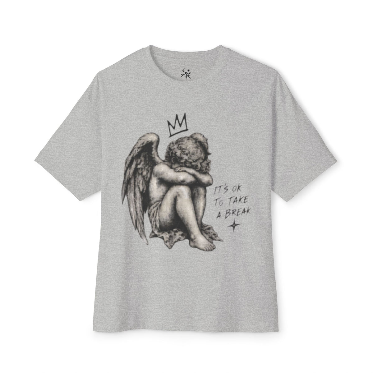 Casual T-Shirt,     It's Ok To Take A Brake.  Unisex Oversized T-Shirt Stay Resilient