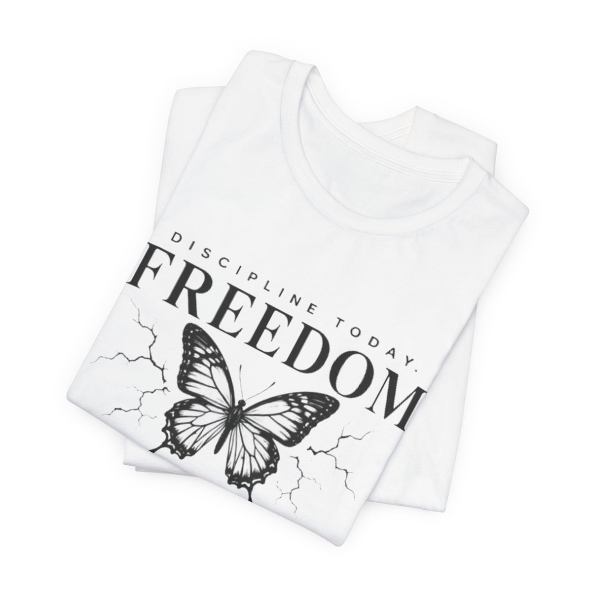 Calm Butterfly Tee — Inspirational Graphic T-Shirt