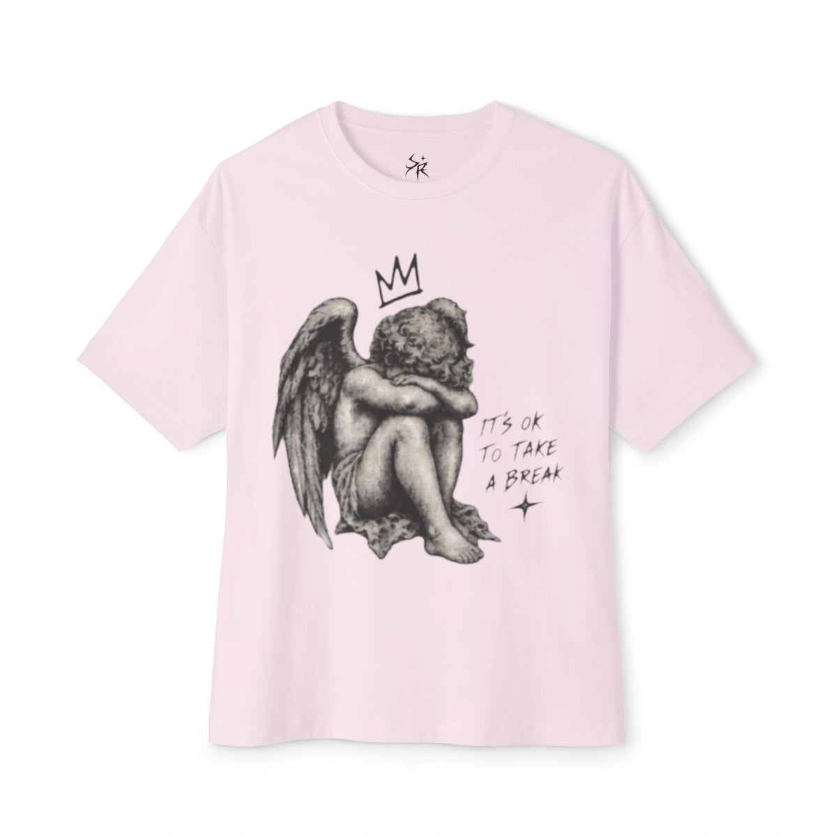 Casual T-Shirt,     It's Ok To Take A Brake.  Unisex Oversized T-Shirt Stay Resilient
